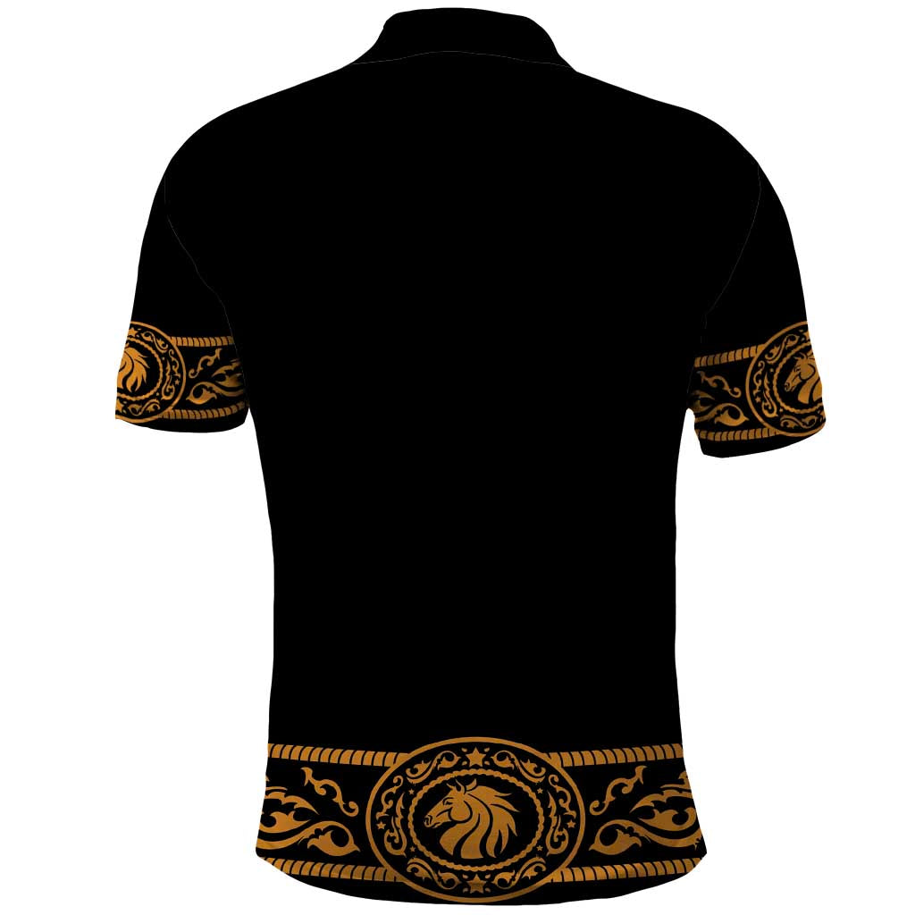 Mexican Mariachi Charro Suit Stylized Polo Shirt Cinco de Mayo Fiesta LT01