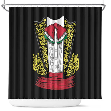 Mexican Charro Suit Stylized Shower Curtain Cinco de Mayo Costume LT01