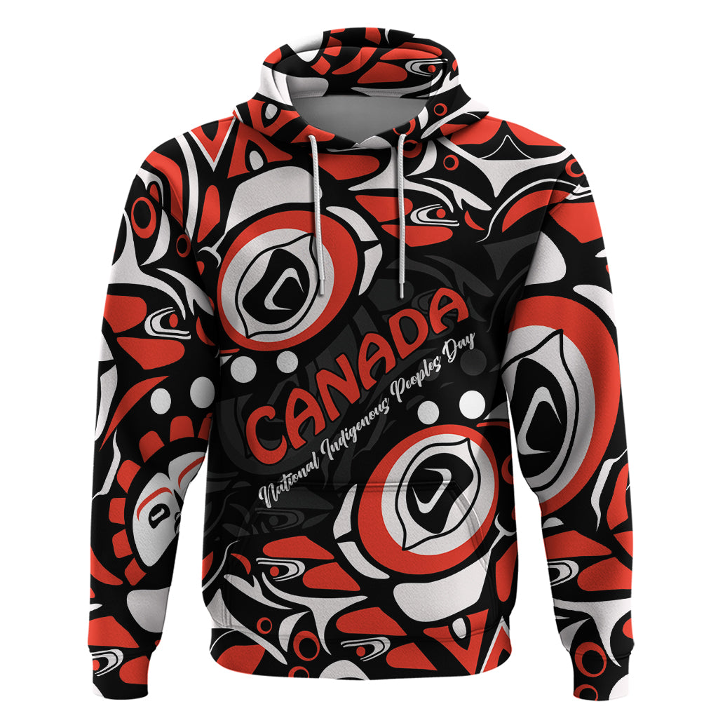 Canada National Indigenous Peoples Day 2024 Hoodie Haida Pattern LT01