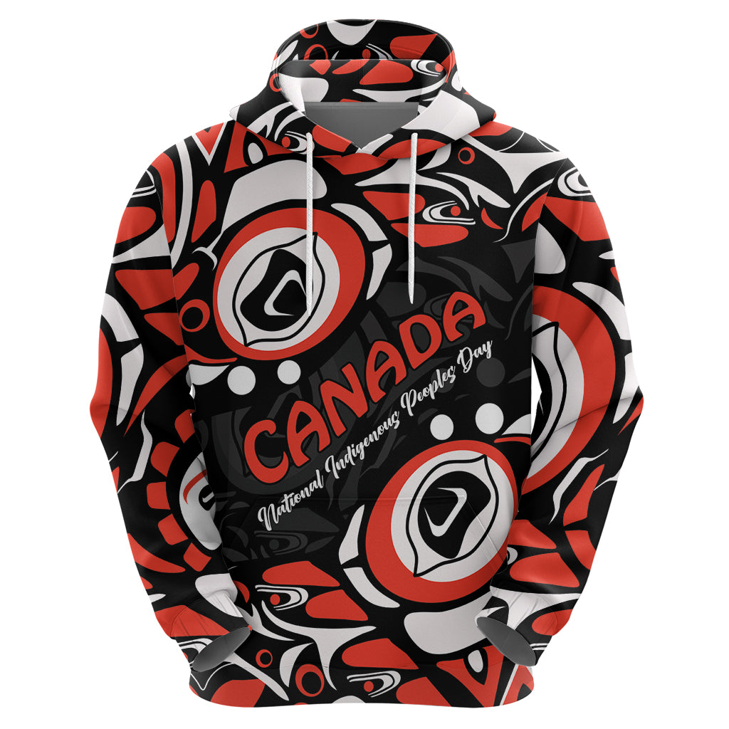 Canada National Indigenous Peoples Day 2024 Hoodie Haida Pattern LT01