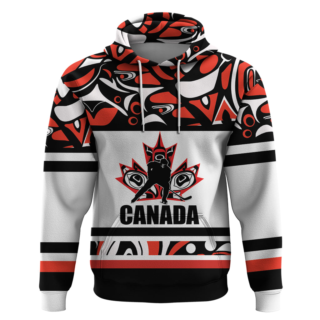 Canada Hockey 2024 Hoodie Haida Maple Leaf LT01