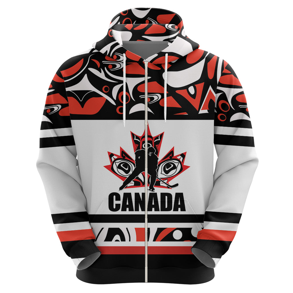 Canada Hockey 2024 Hoodie Haida Maple Leaf LT01
