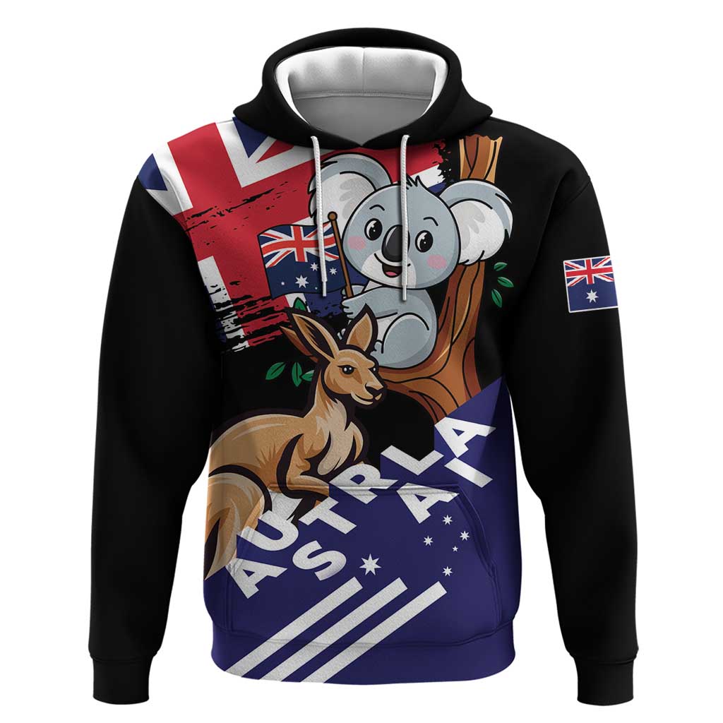 Personalised Australia Kangaroo Koala Together Hoodie Special Edition LT01
