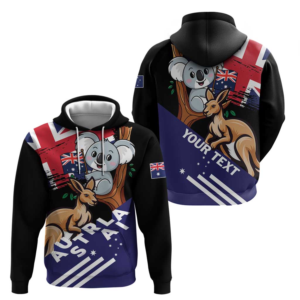 Personalised Australia Kangaroo Koala Together Hoodie Special Edition LT01
