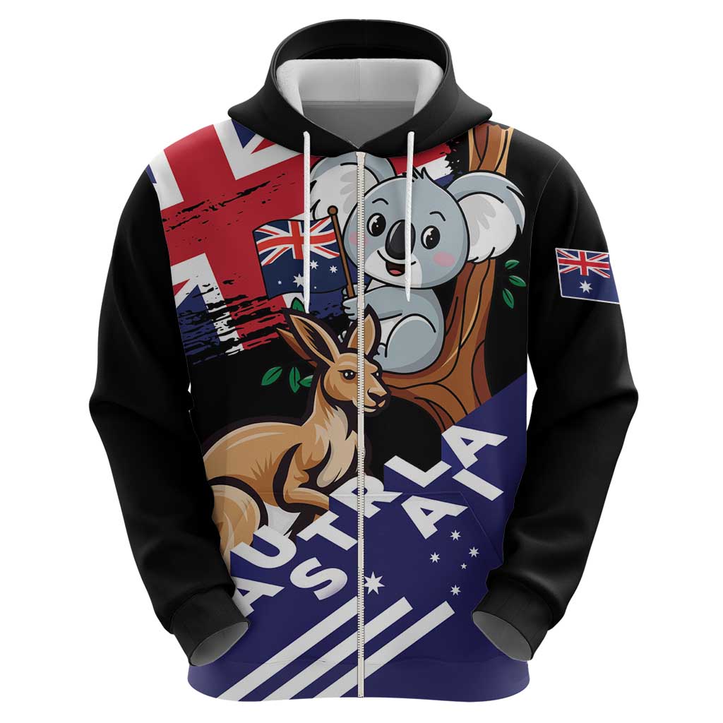 Personalised Australia Kangaroo Koala Together Hoodie Special Edition LT01
