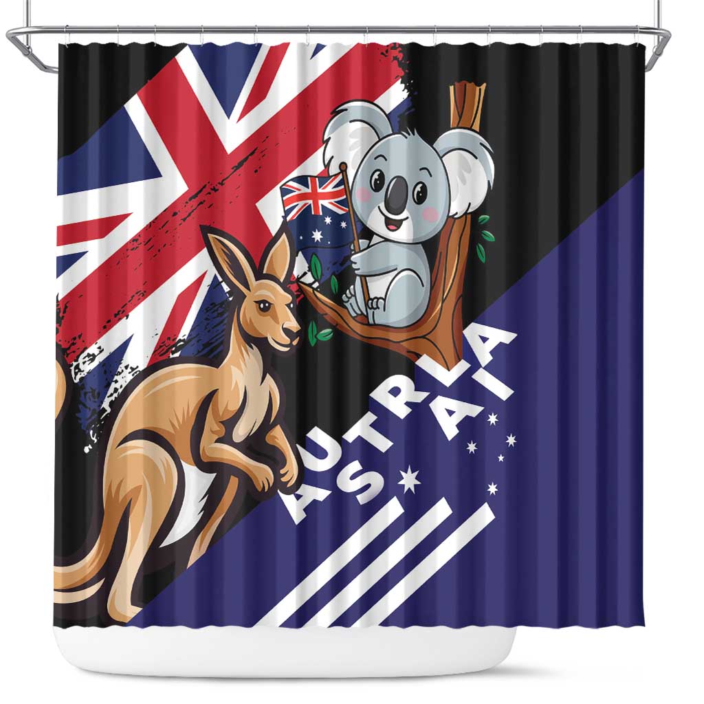 Australia Kangaroo Koala Together Shower Curtain Special Edition LT01