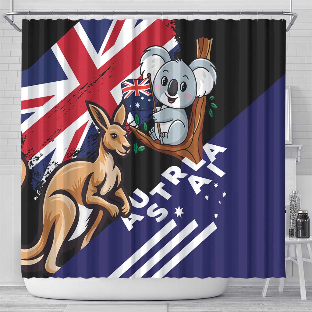 Australia Kangaroo Koala Together Shower Curtain Special Edition LT01