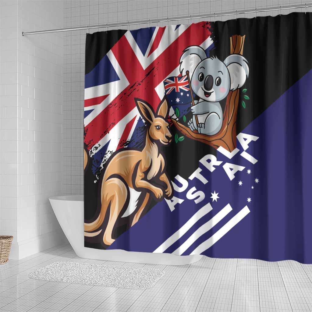 Australia Kangaroo Koala Together Shower Curtain Special Edition LT01