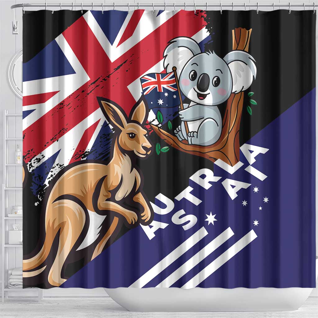 Australia Kangaroo Koala Together Shower Curtain Special Edition LT01