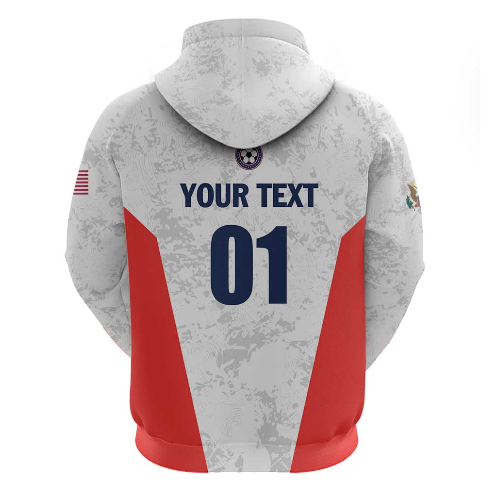 Custom USA Soccer Team Hoodie Red All Over LT01