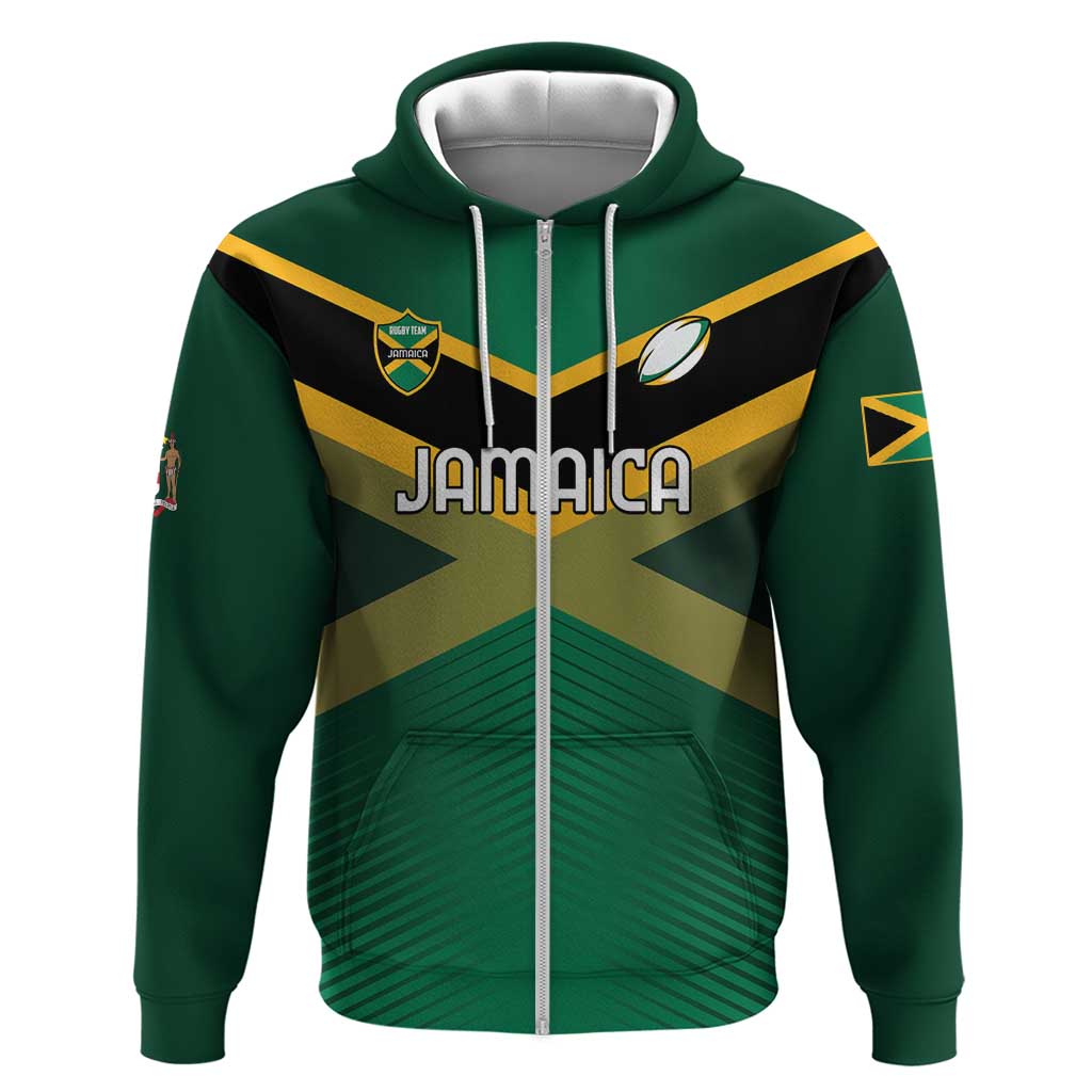 Custom Rugby Jamaica Hoodie Reggae Warriors Go Champions LT01