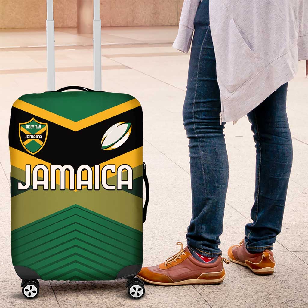 Rugby Jamaica Luggage Cover Reggae Warriors Go Champions LT01
