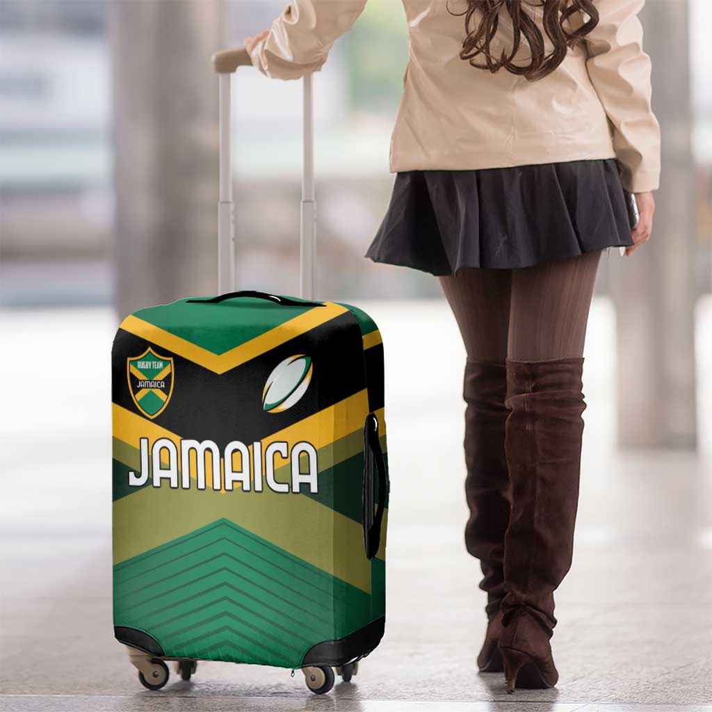 Rugby Jamaica Luggage Cover Reggae Warriors Go Champions LT01