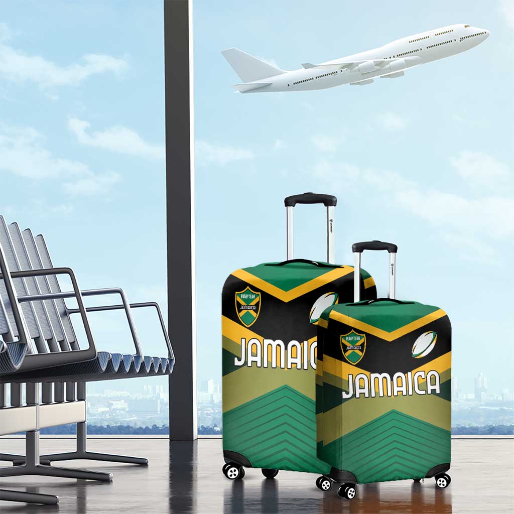 Rugby Jamaica Luggage Cover Reggae Warriors Go Champions LT01
