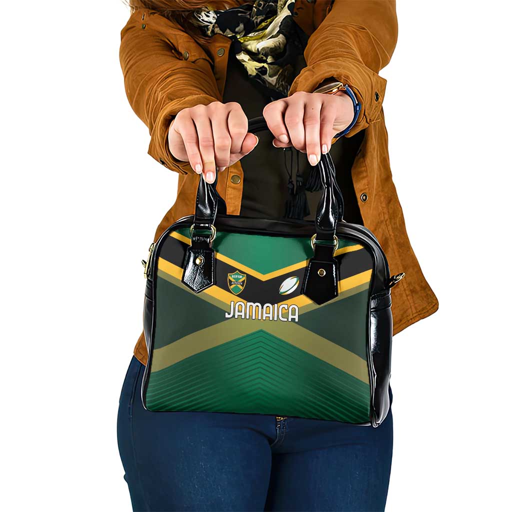 Rugby Jamaica Shoulder Handbag Reggae Warriors Go Champions LT01