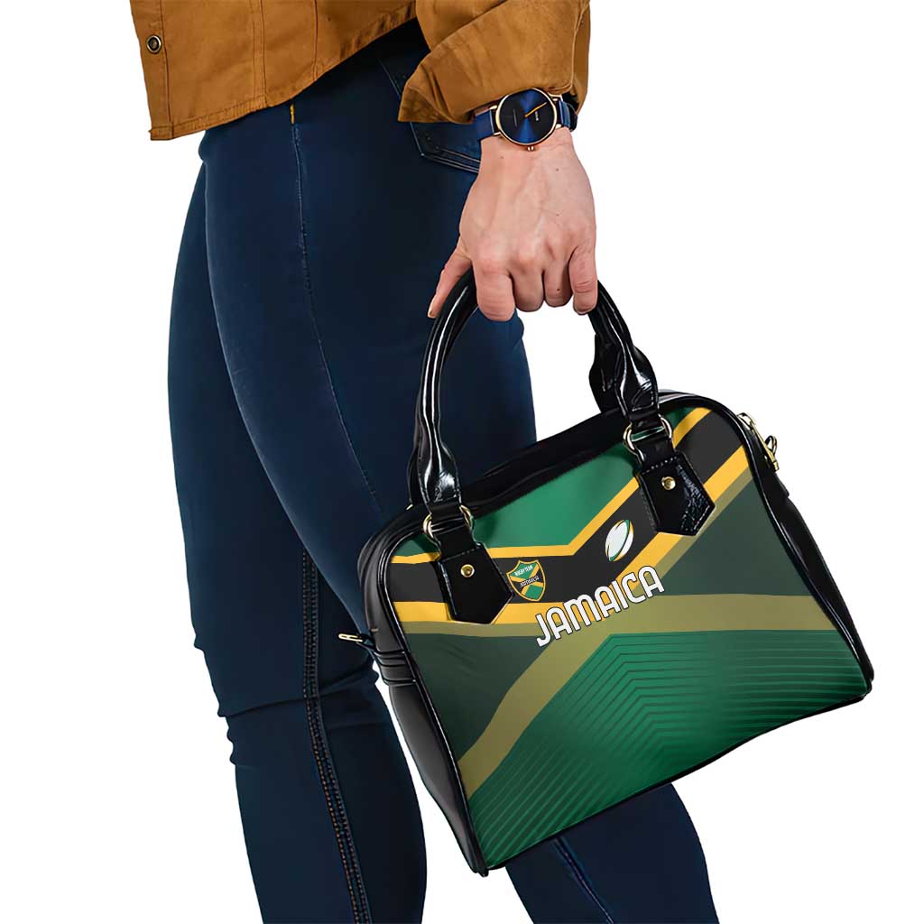 Rugby Jamaica Shoulder Handbag Reggae Warriors Go Champions LT01