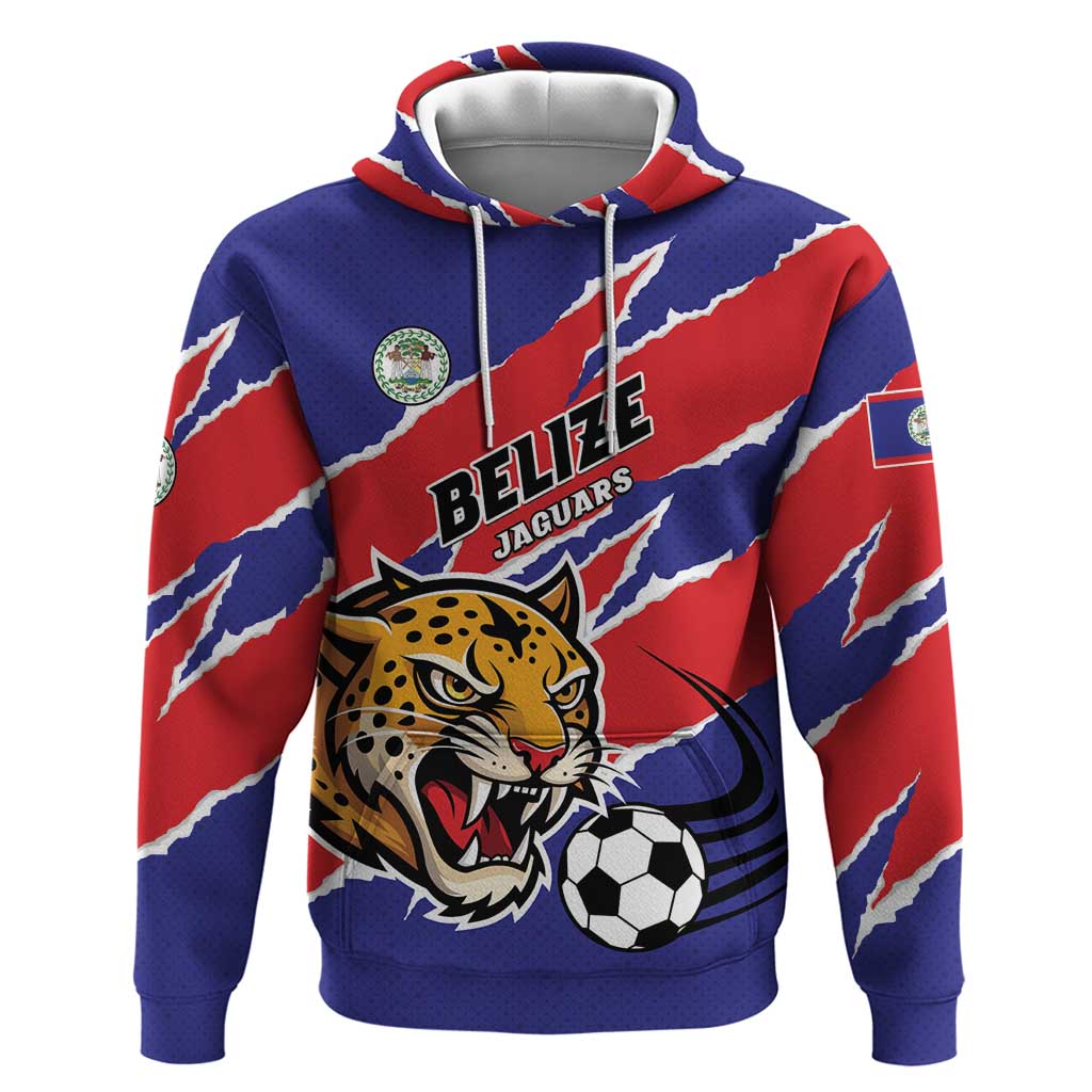 Custom Football Belize Jaguars Hoodie Team Unbelizeables Jaguars LT01