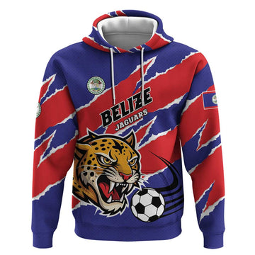 Custom Football Belize Jaguars Hoodie Team Unbelizeables Jaguars LT01