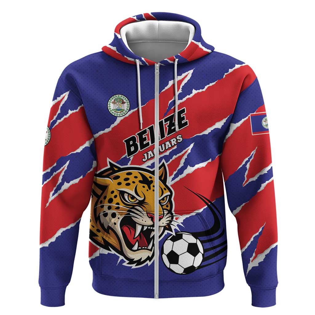 Custom Football Belize Jaguars Hoodie Team Unbelizeables Jaguars LT01