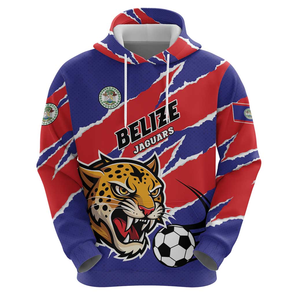 Custom Football Belize Jaguars Hoodie Team Unbelizeables Jaguars LT01