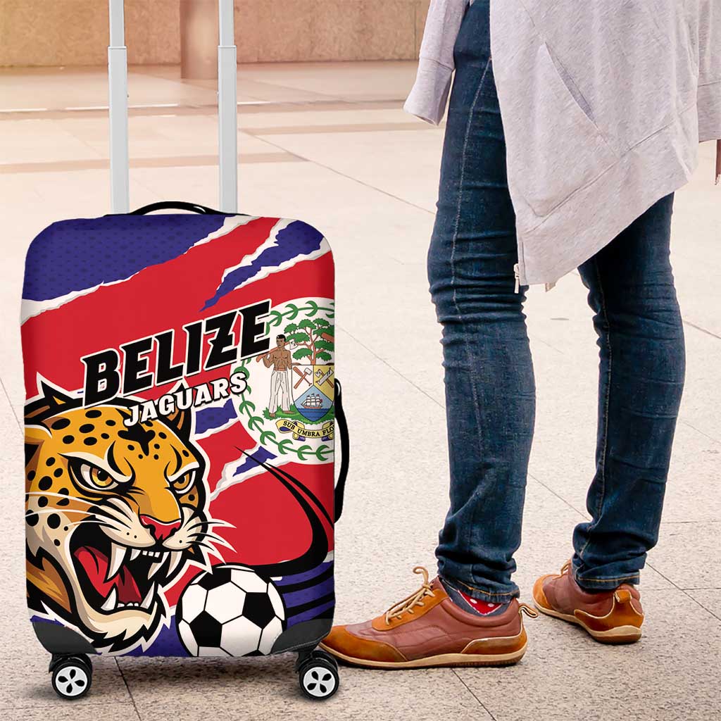 Football Belize Jaguars Luggage Cover Team Unbelizeables Jaguars LT01