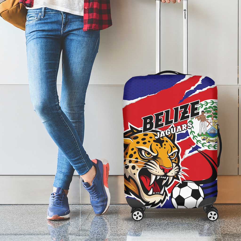 Football Belize Jaguars Luggage Cover Team Unbelizeables Jaguars LT01