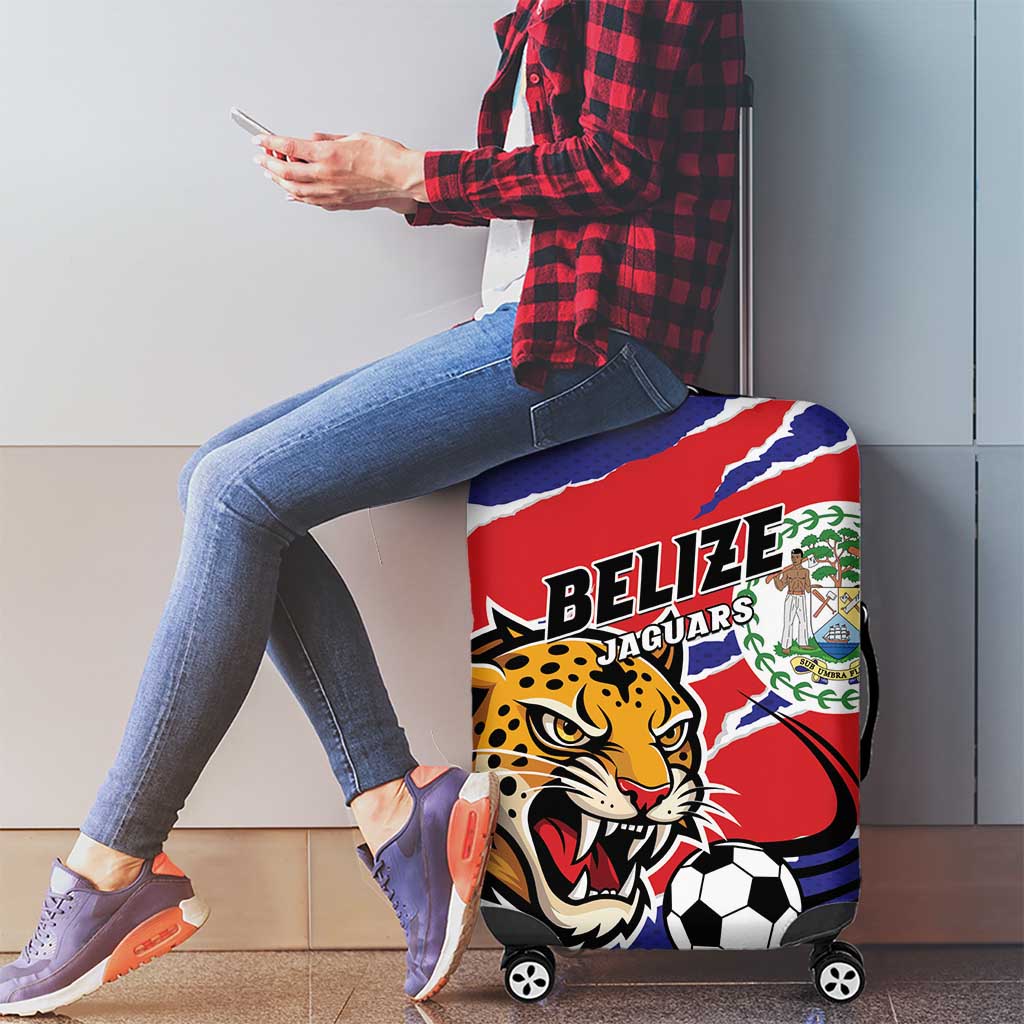 Football Belize Jaguars Luggage Cover Team Unbelizeables Jaguars LT01