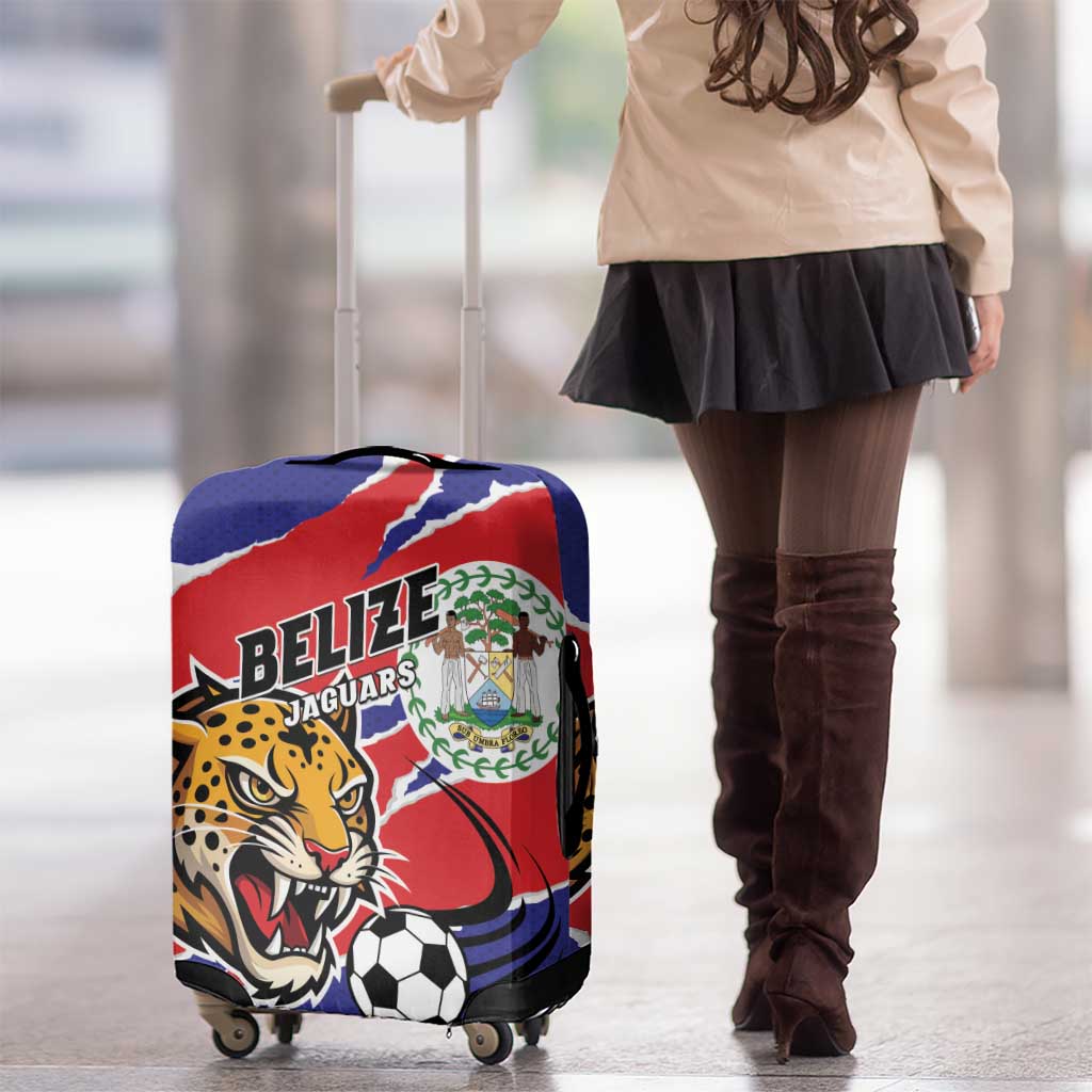 Football Belize Jaguars Luggage Cover Team Unbelizeables Jaguars LT01