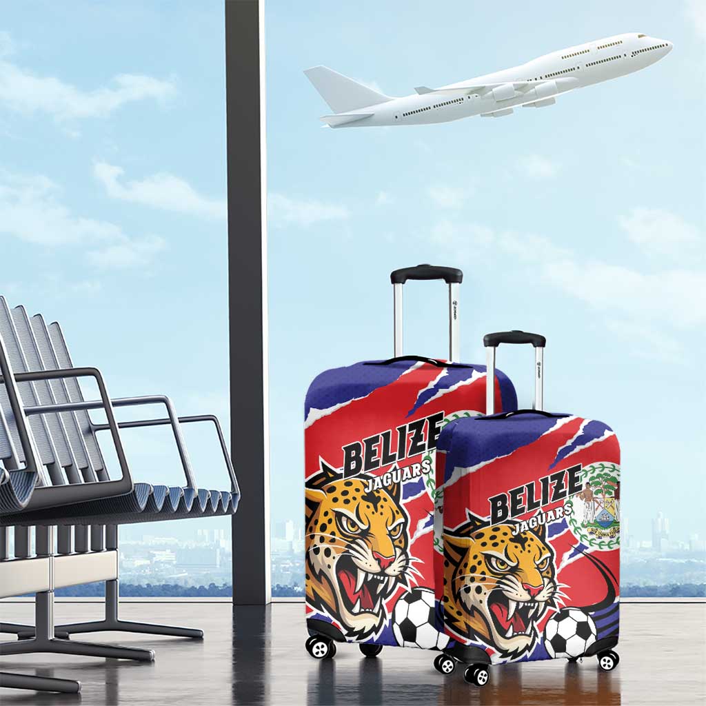 Football Belize Jaguars Luggage Cover Team Unbelizeables Jaguars LT01