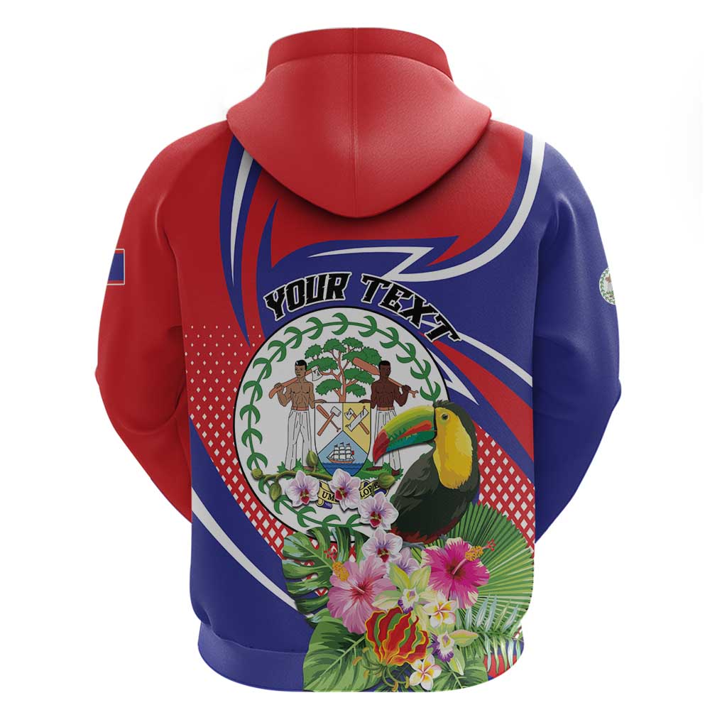 Personalized Belize Toucan Hoodie Sub umbra floreo LT01