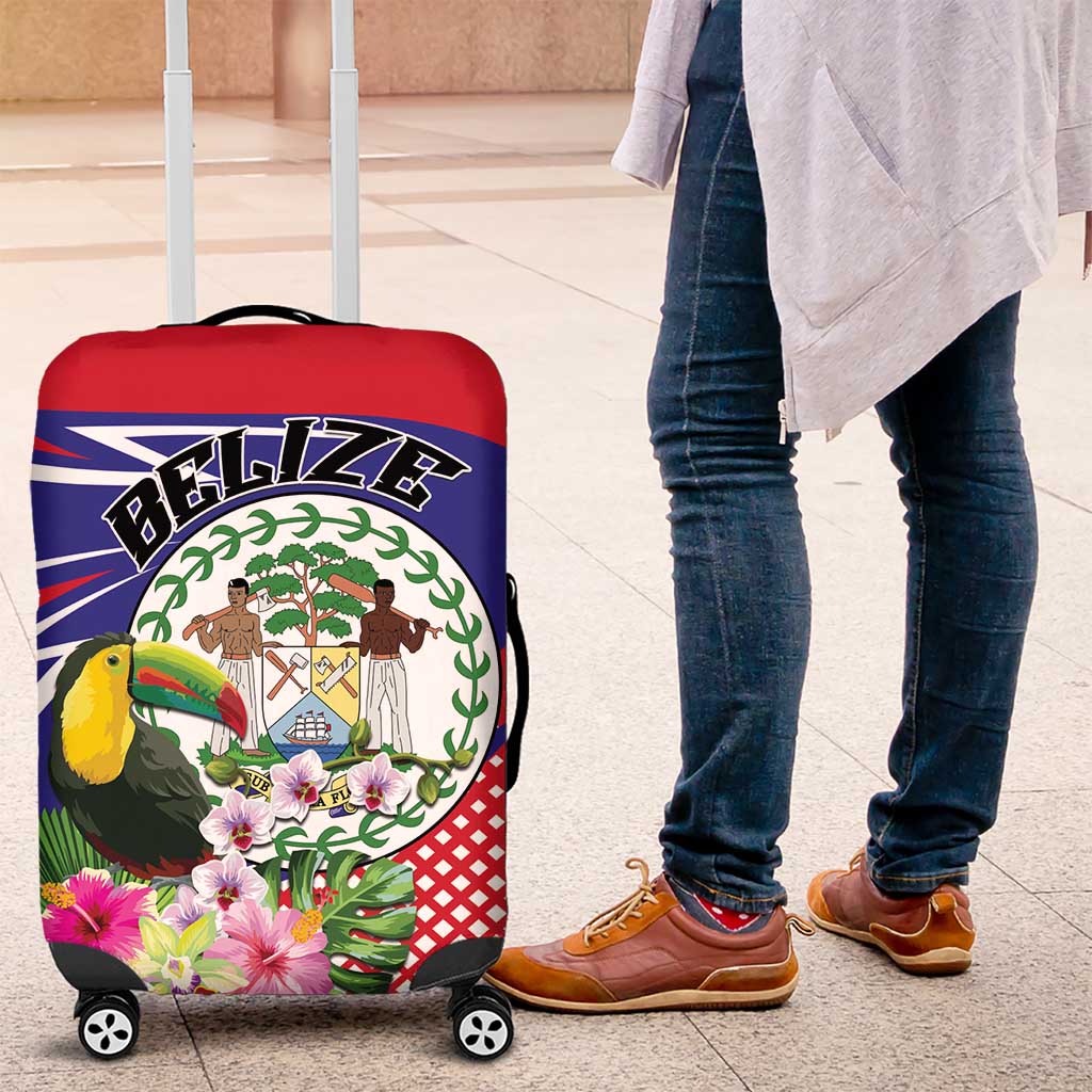 Belize Toucan Luggage Cover Sub umbra floreo LT01