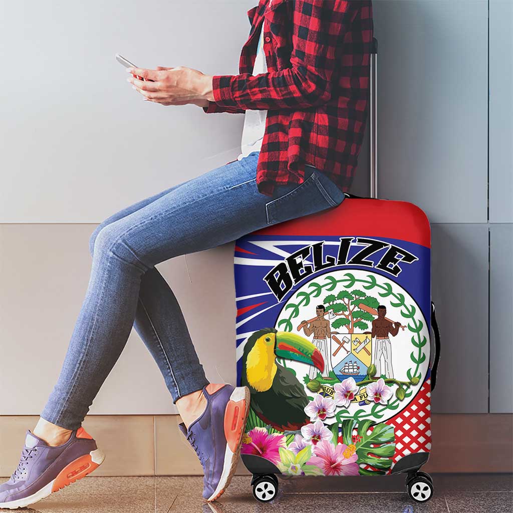 Belize Toucan Luggage Cover Sub umbra floreo LT01