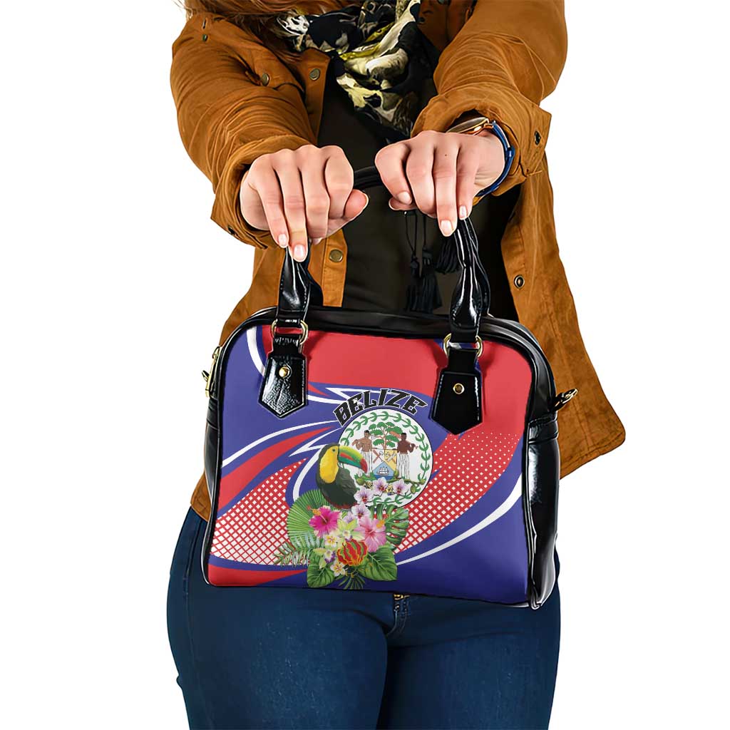 Belize Toucan Shoulder Handbag Sub umbra floreo LT01