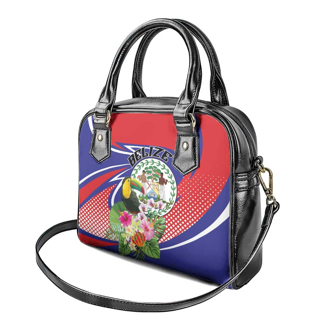 Belize Toucan Shoulder Handbag Sub umbra floreo LT01