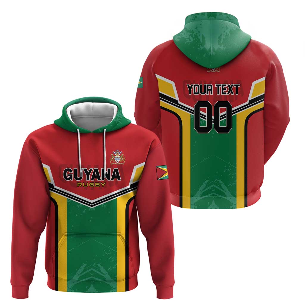Custom Rugby Guyana Hoodie Guyana Warriors Go Champions LT01