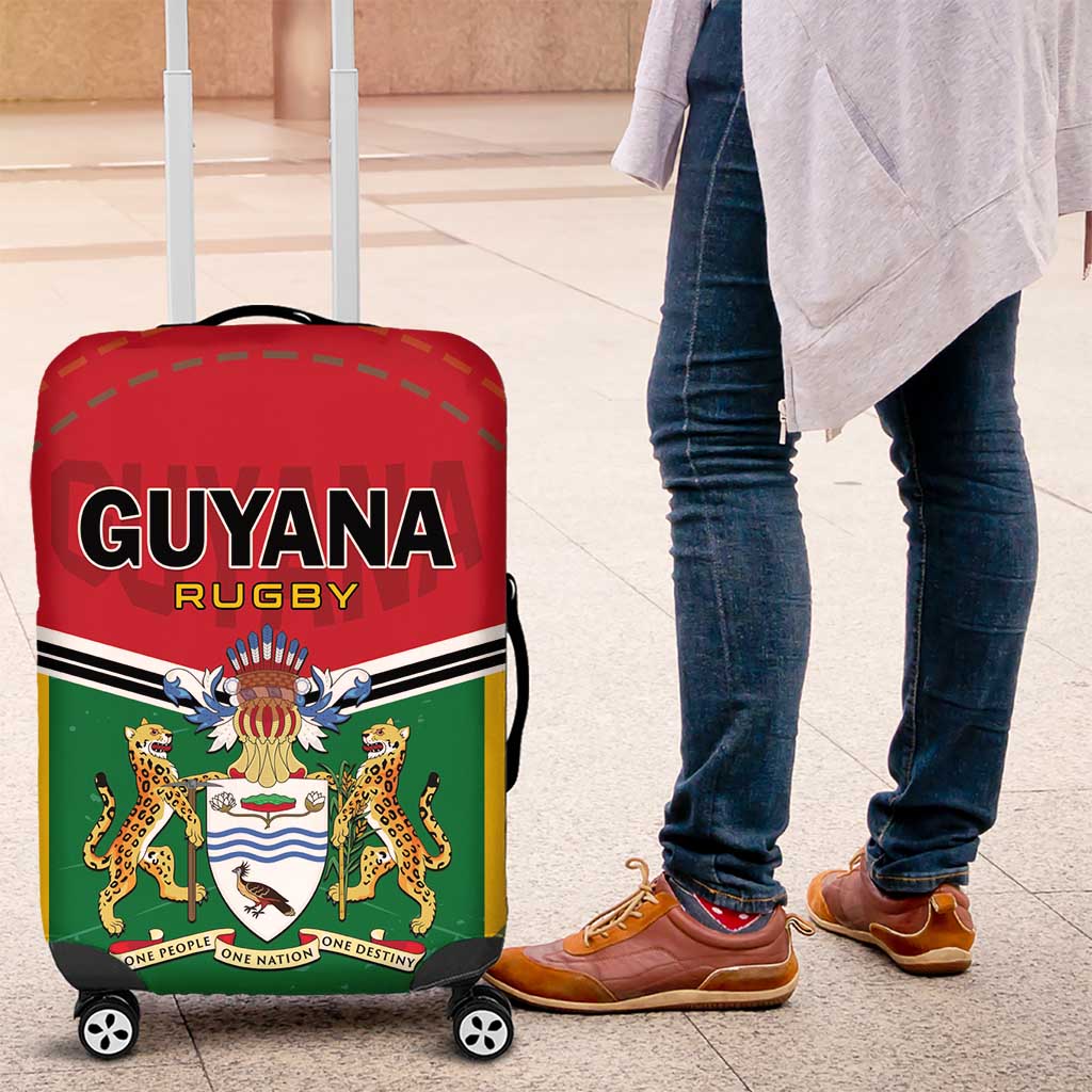 Rugby Guyana Luggage Cover Guyana Warriors Go Champions LT01
