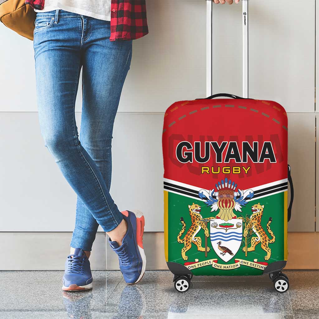 Rugby Guyana Luggage Cover Guyana Warriors Go Champions LT01