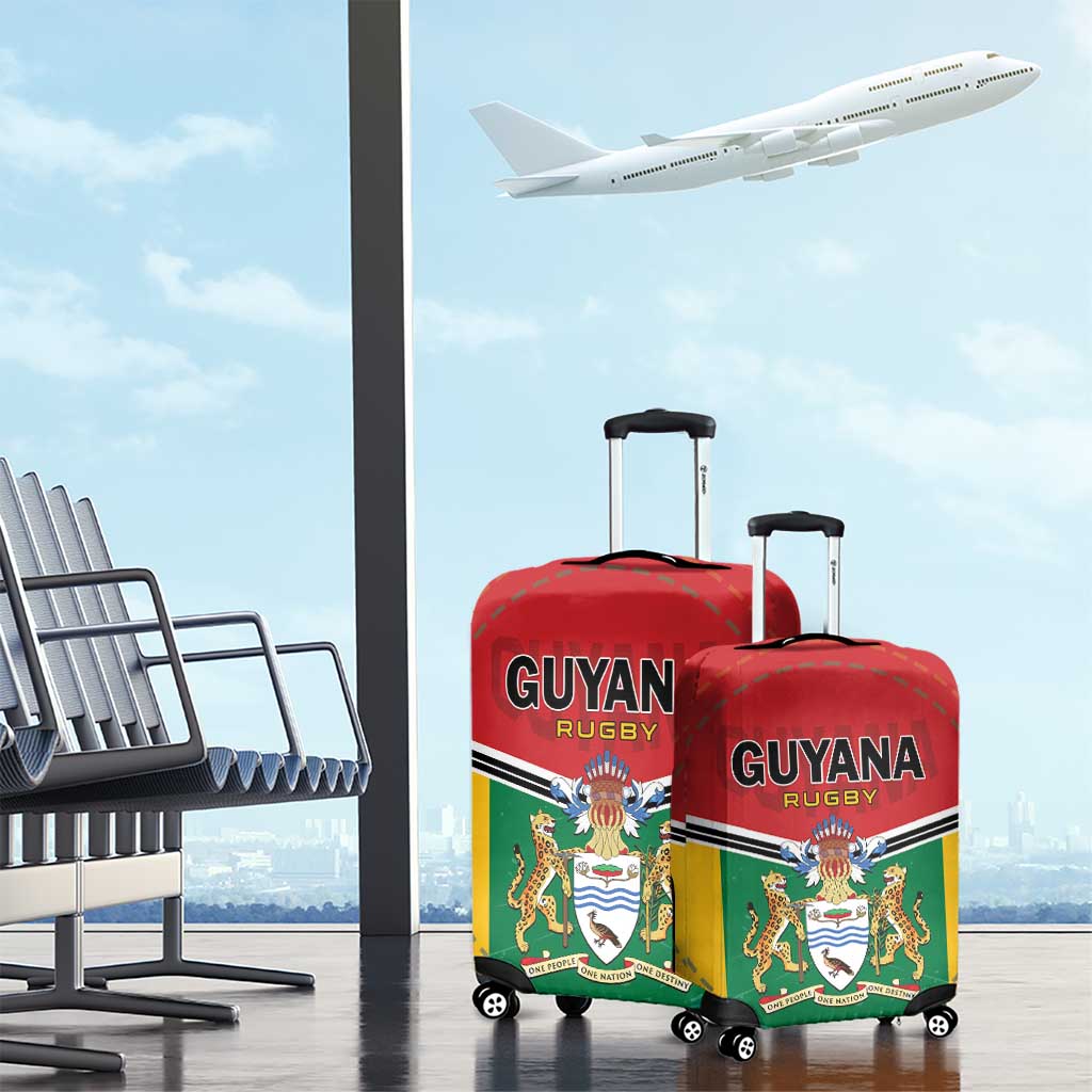 Rugby Guyana Luggage Cover Guyana Warriors Go Champions LT01
