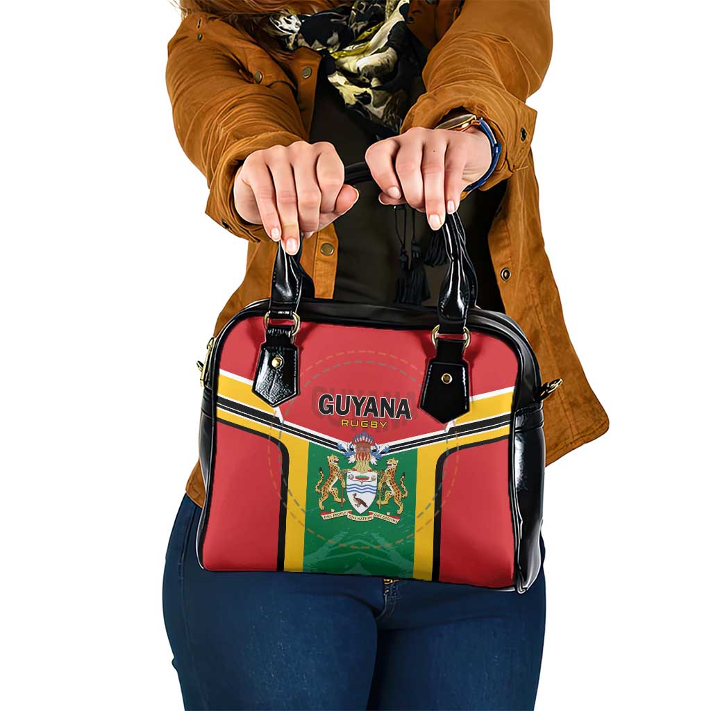 Rugby Guyana Shoulder Handbag Guyana Warriors Go Champions LT01