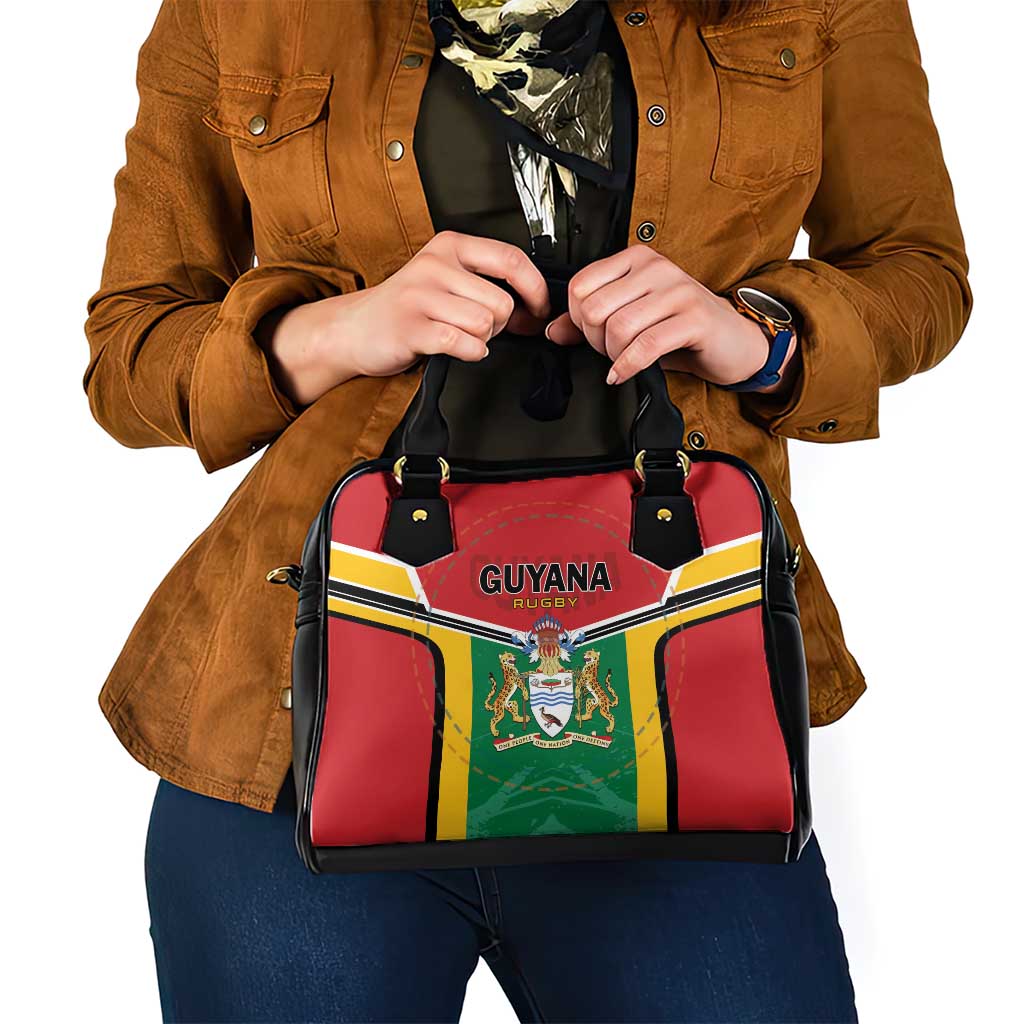 Rugby Guyana Shoulder Handbag Guyana Warriors Go Champions LT01