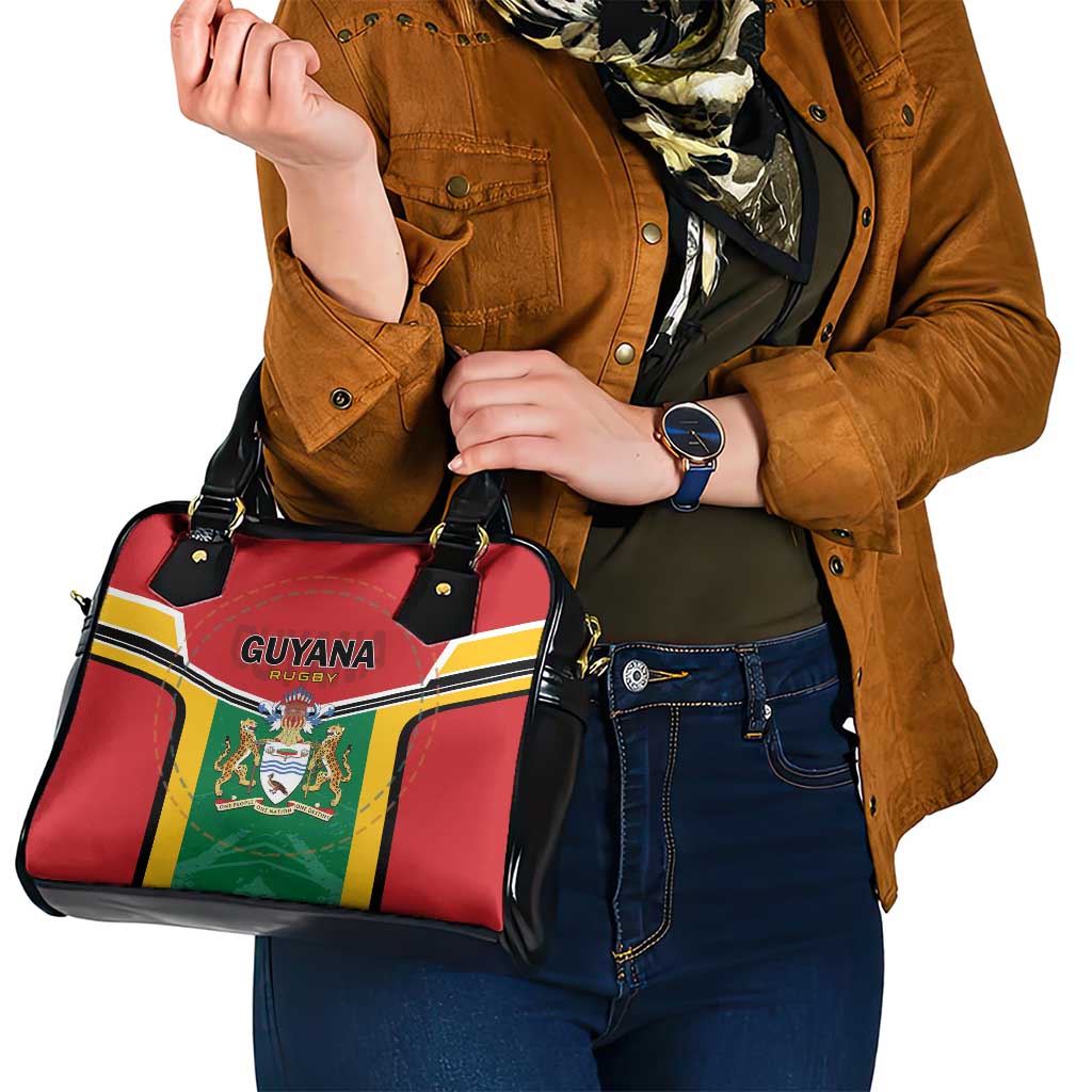 Rugby Guyana Shoulder Handbag Guyana Warriors Go Champions LT01
