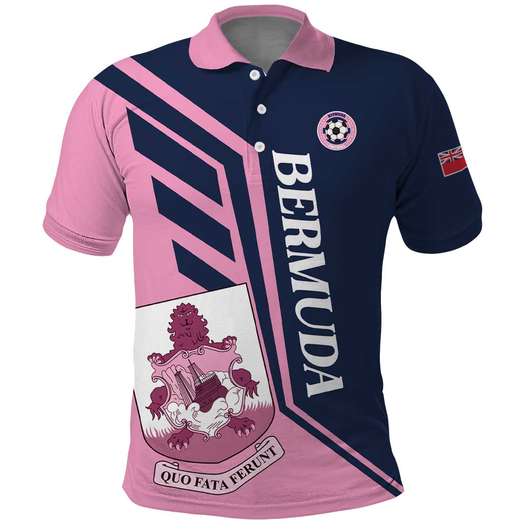 Custom Bermuda Football Polo Shirt Come On Gombey Warriors LT01