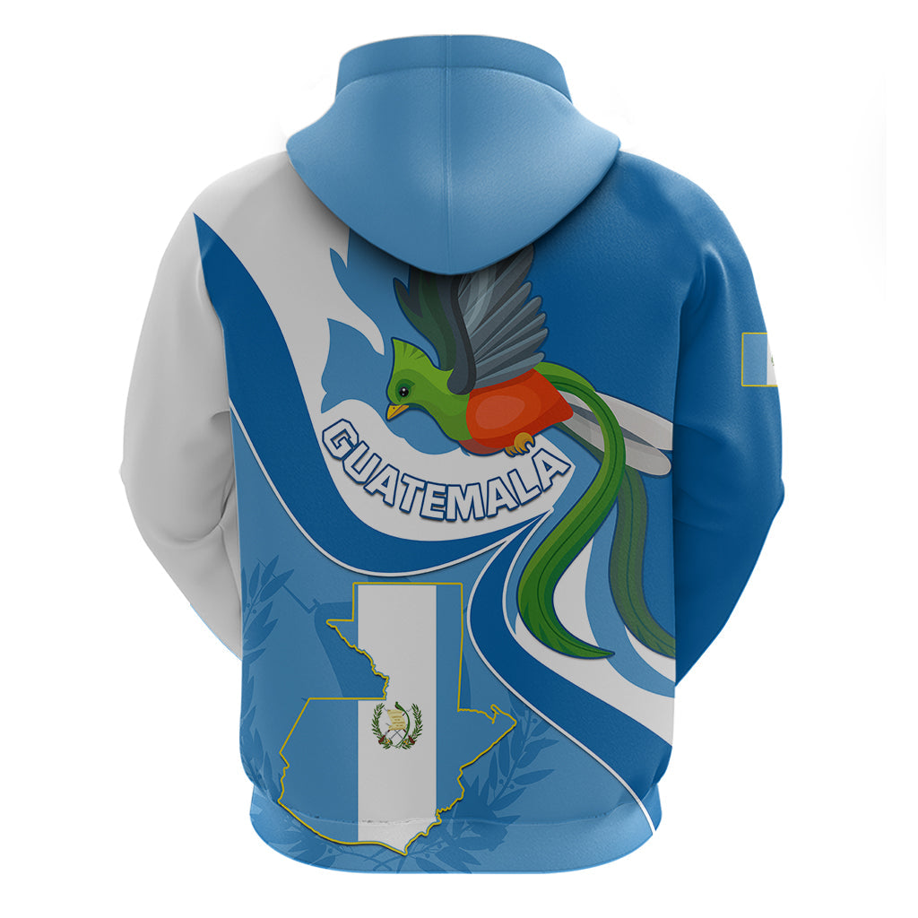 Guatemala Hoodie Guatemalan Quetzal With Coat of Arms LT01