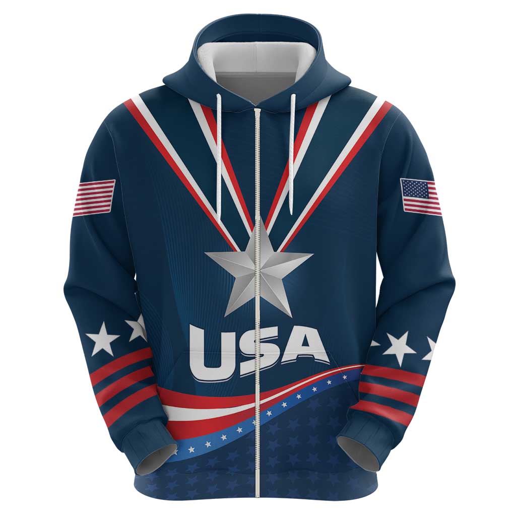 Custom USA Star Medal Hoodie United States of America Champion LT01