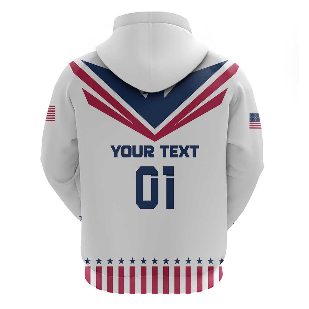 Custom USA 2024 Eiffel Tower Hoodie United States Summer Sport LT01