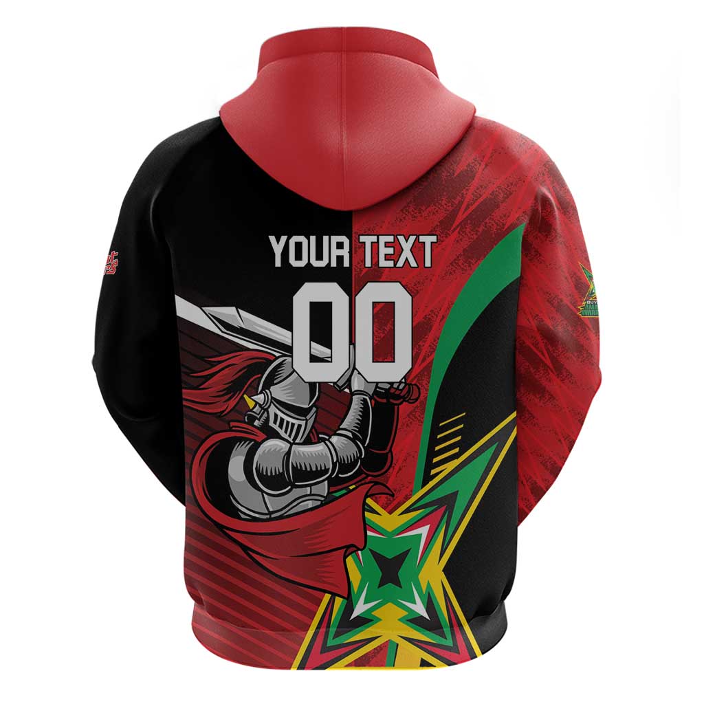 Custom Amazon Warriors Vs Knight Riders Hoodie Trinbago and Guyana Face Off Cricket LT01