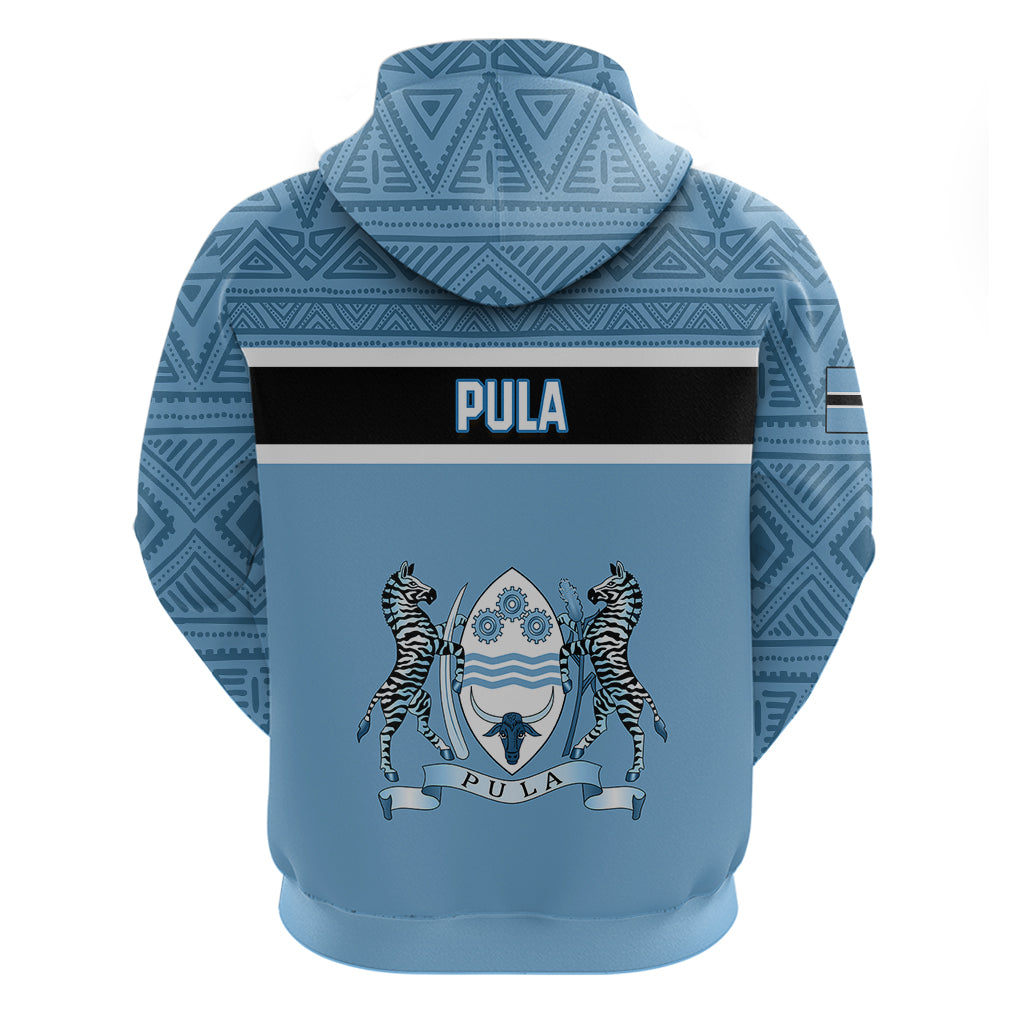 Botswana Hoodie Tswana Pula African Pattern LT01