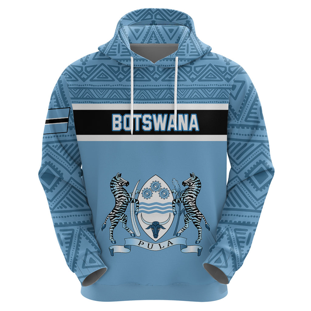 Botswana Hoodie Tswana Pula African Pattern LT01