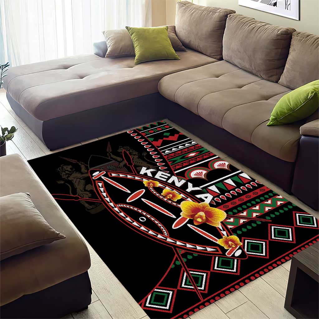 Kenya Area Rug Jamhuri Day, Kenya Shield LT01