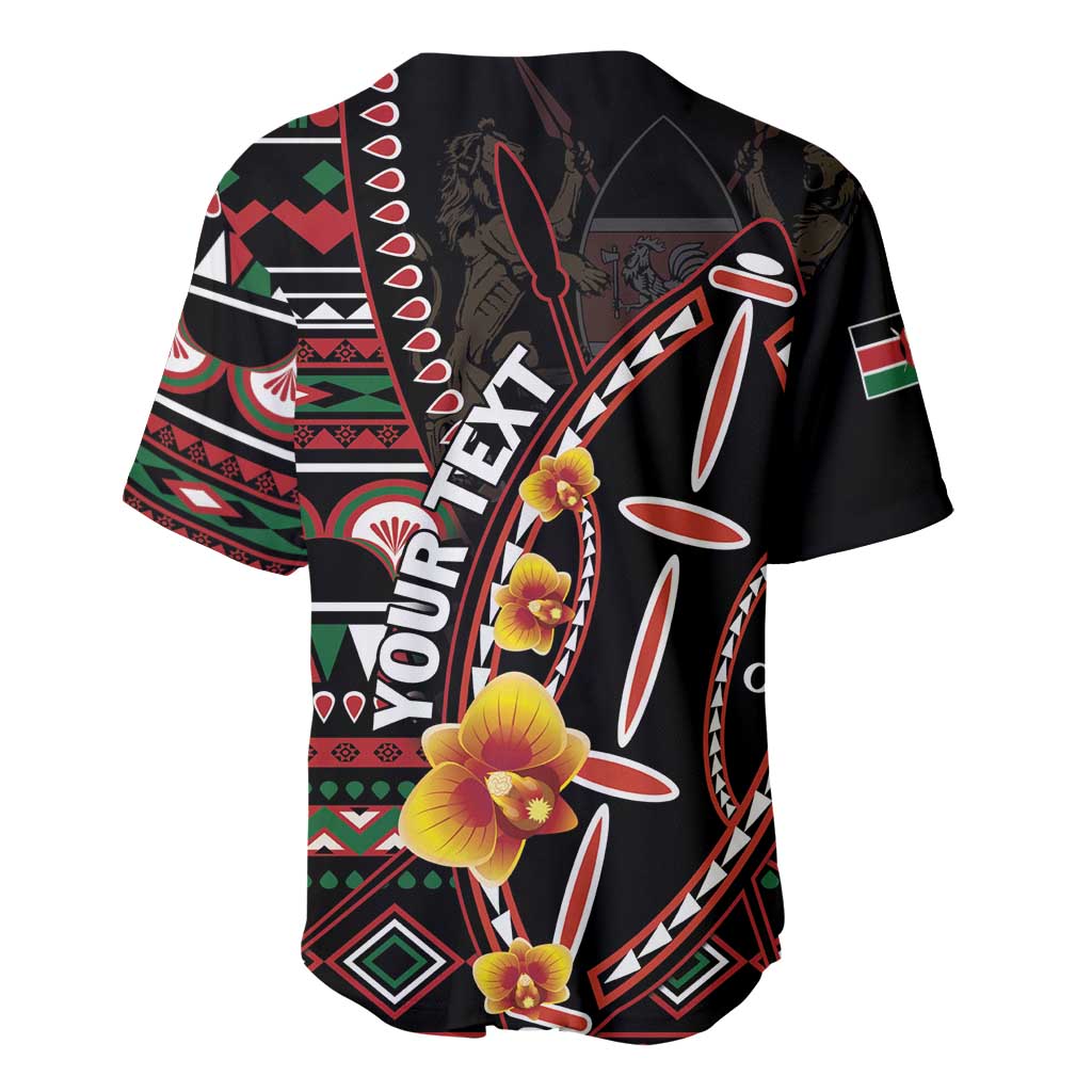 Personalized Kenya Baseball Jersey Jamhuri Day, Kenya Shield LT01